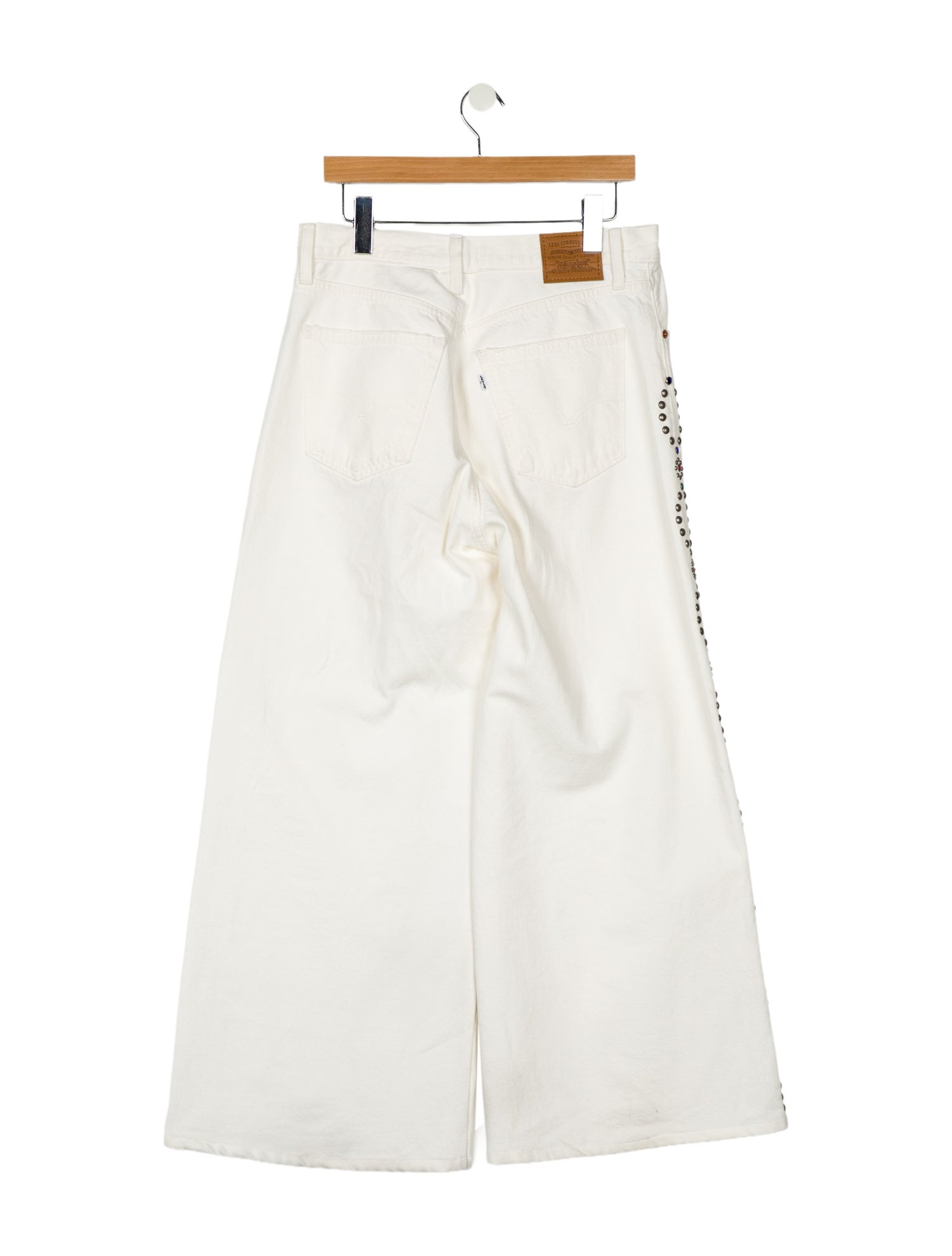 Anna Sui High-Rise Wide Leg Jeans