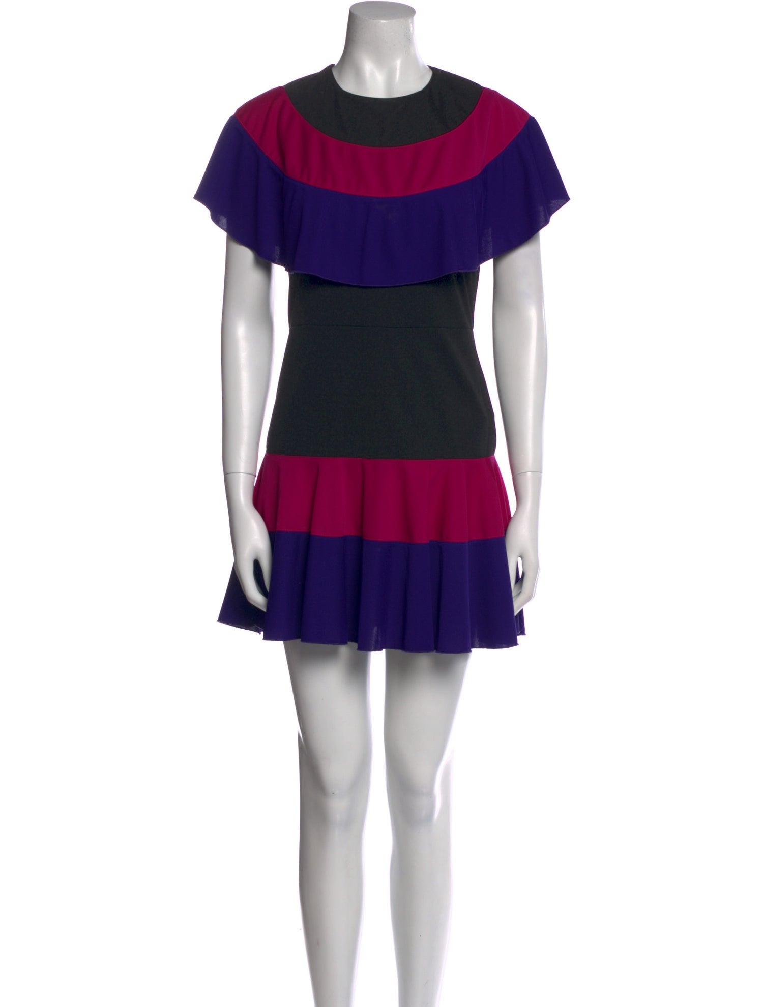 Anna Sui Striped Mini Dress