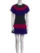 Anna Sui Striped Mini Dress