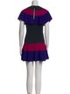 Anna Sui Striped Mini Dress