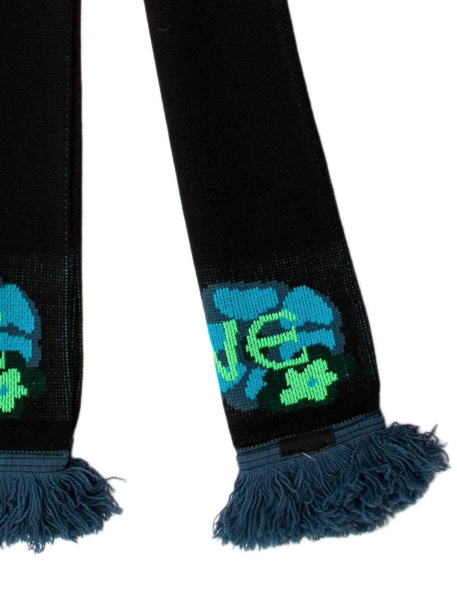 Anna Sui Wool Patterned Scarf