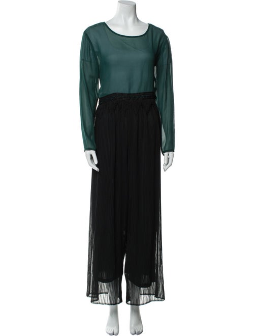 Anna Sui Pleated Accents Pant Set