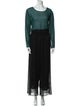 Anna Sui Pleated Accents Pant Set