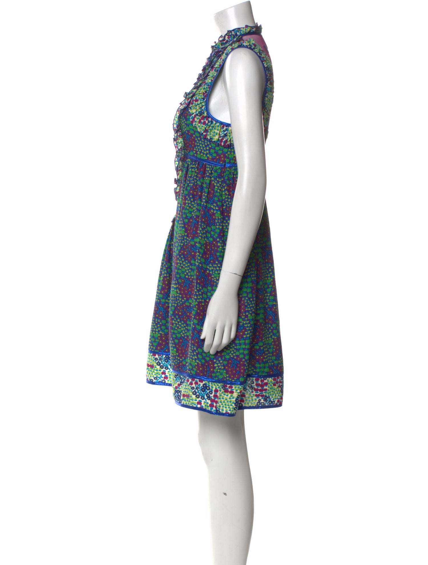 Anna Sui Silk Mini Dress