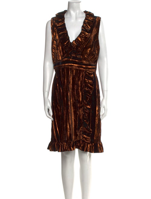 Anna Sui Printed Mini Dress