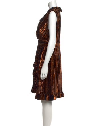 Anna Sui Printed Mini Dress