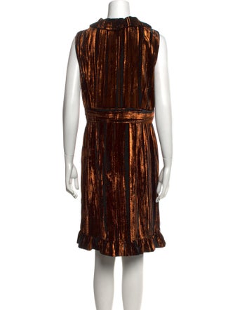 Anna Sui Printed Mini Dress