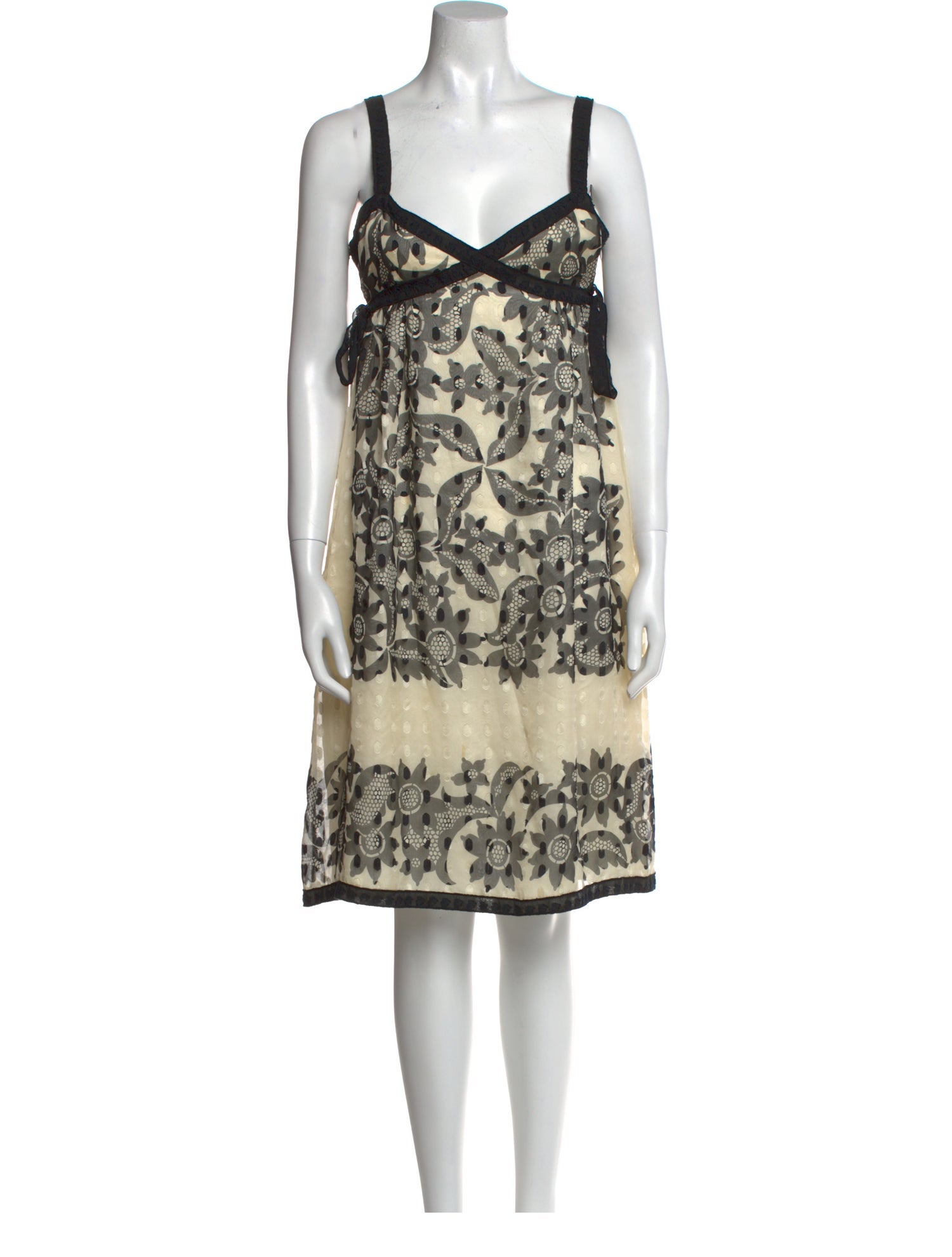 Anna Sui Printed Mini Dress