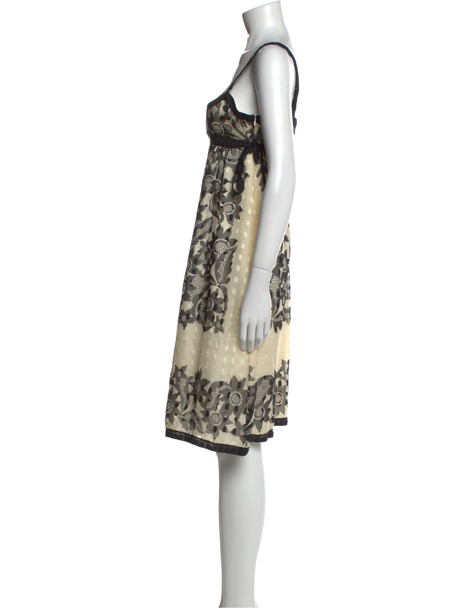 Anna Sui Printed Mini Dress