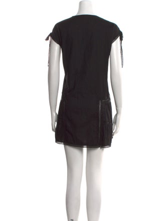 Anna Sui V-Neck Mini Dress