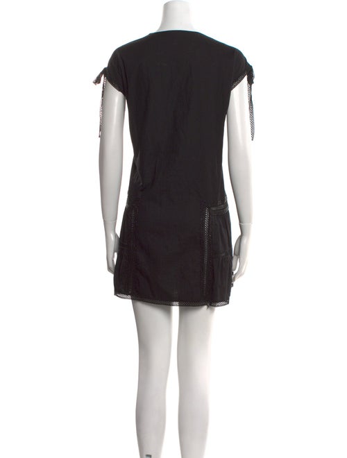 Anna Sui V-Neck Mini Dress