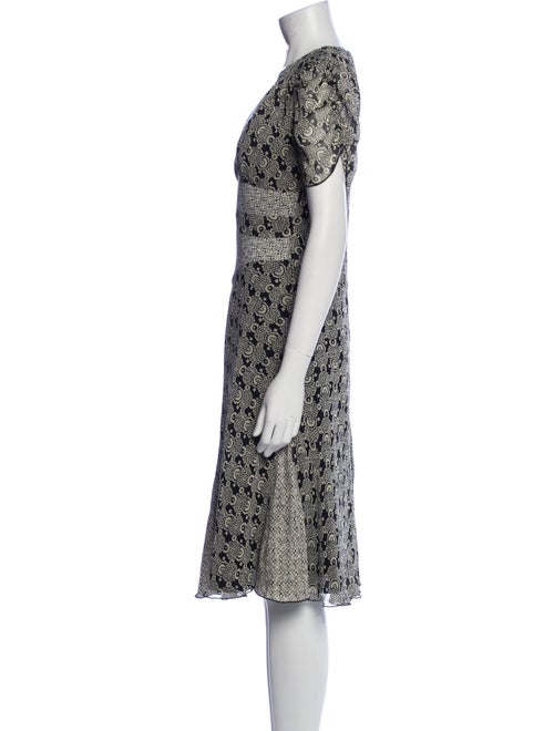 Anna Sui Silk Midi Length Dress