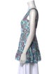 Anna Sui Silk Printed Top