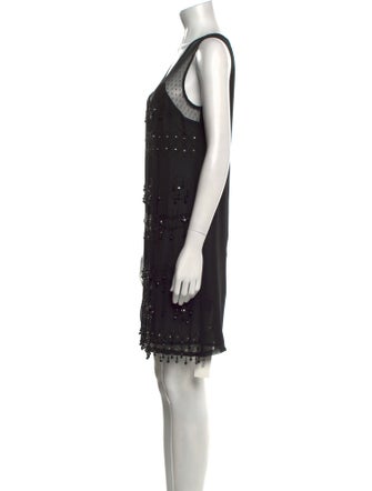 Anna Sui V-Neck Mini Dress