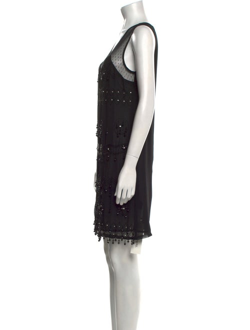 Anna Sui V-Neck Mini Dress