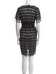 Anna Sui Lace Pattern Mini Dress