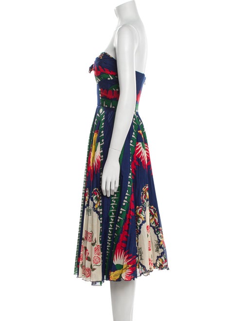 Anna Sui Printed Midi Length Dress