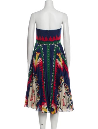 Anna Sui Printed Midi Length Dress