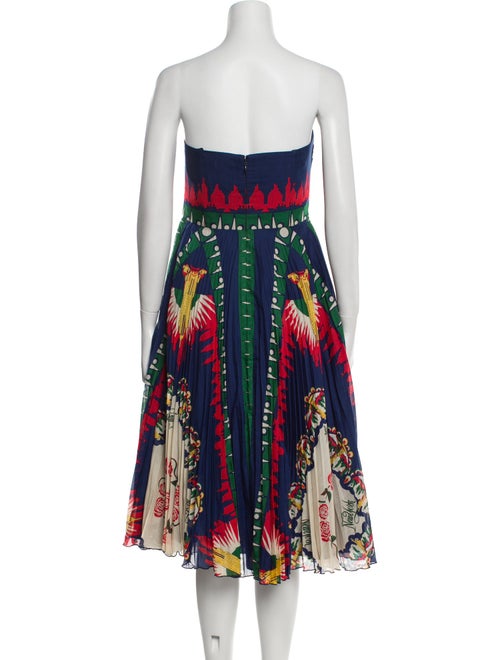 Anna Sui Printed Midi Length Dress