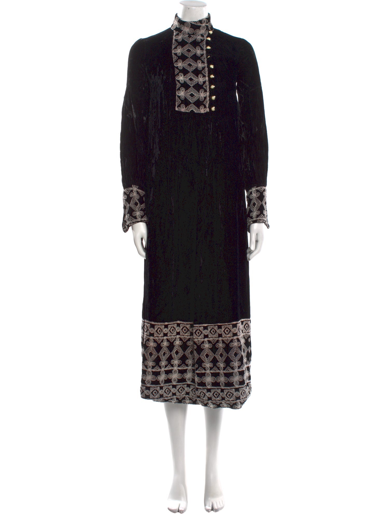 Anna Sui Printed Midi Length Dress