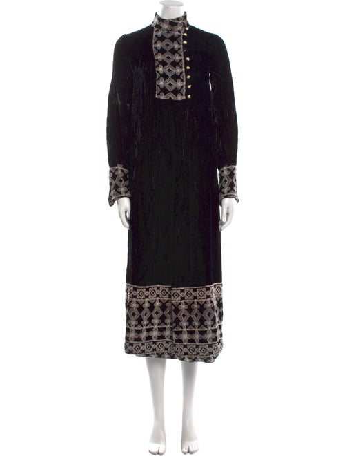 Anna Sui Printed Midi Length Dress