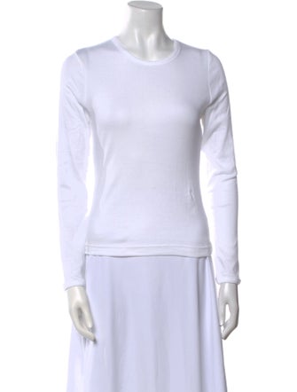 Anna Sui Crew Neck Long Sleeve T-Shirt