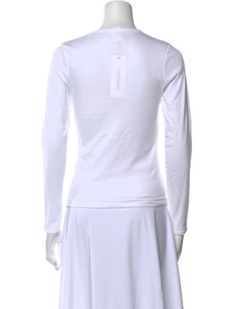 Anna Sui Crew Neck Long Sleeve T-Shirt