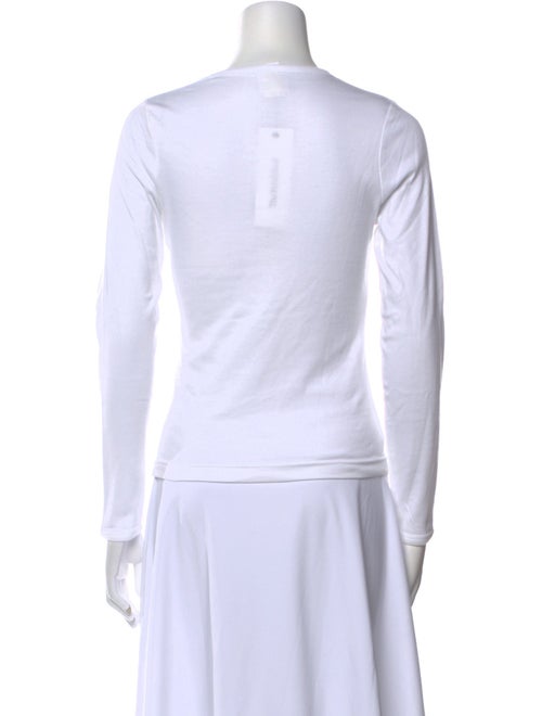 Anna Sui Crew Neck Long Sleeve T-Shirt