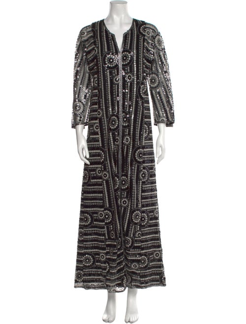 Anna Sui Printed Long Dress