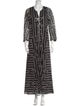 Anna Sui Printed Long Dress