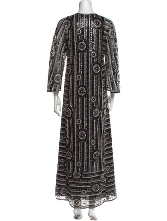 Anna Sui Printed Long Dress