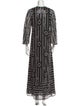 Anna Sui Printed Long Dress