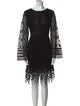 Anna Sui Lace Pattern Knee-Length Dress