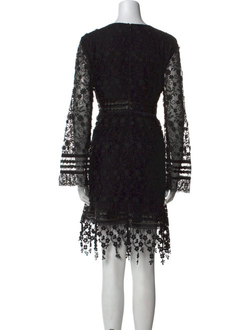 Anna Sui Lace Pattern Knee-Length Dress
