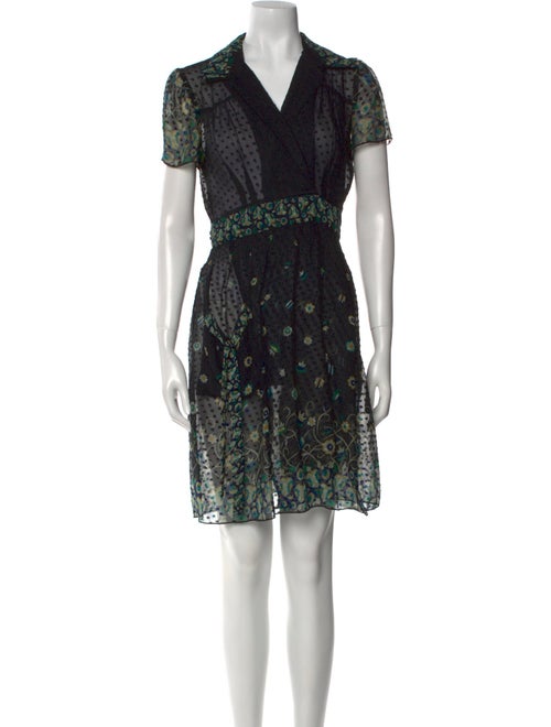 Anna Sui Silk Knee-Length Dress