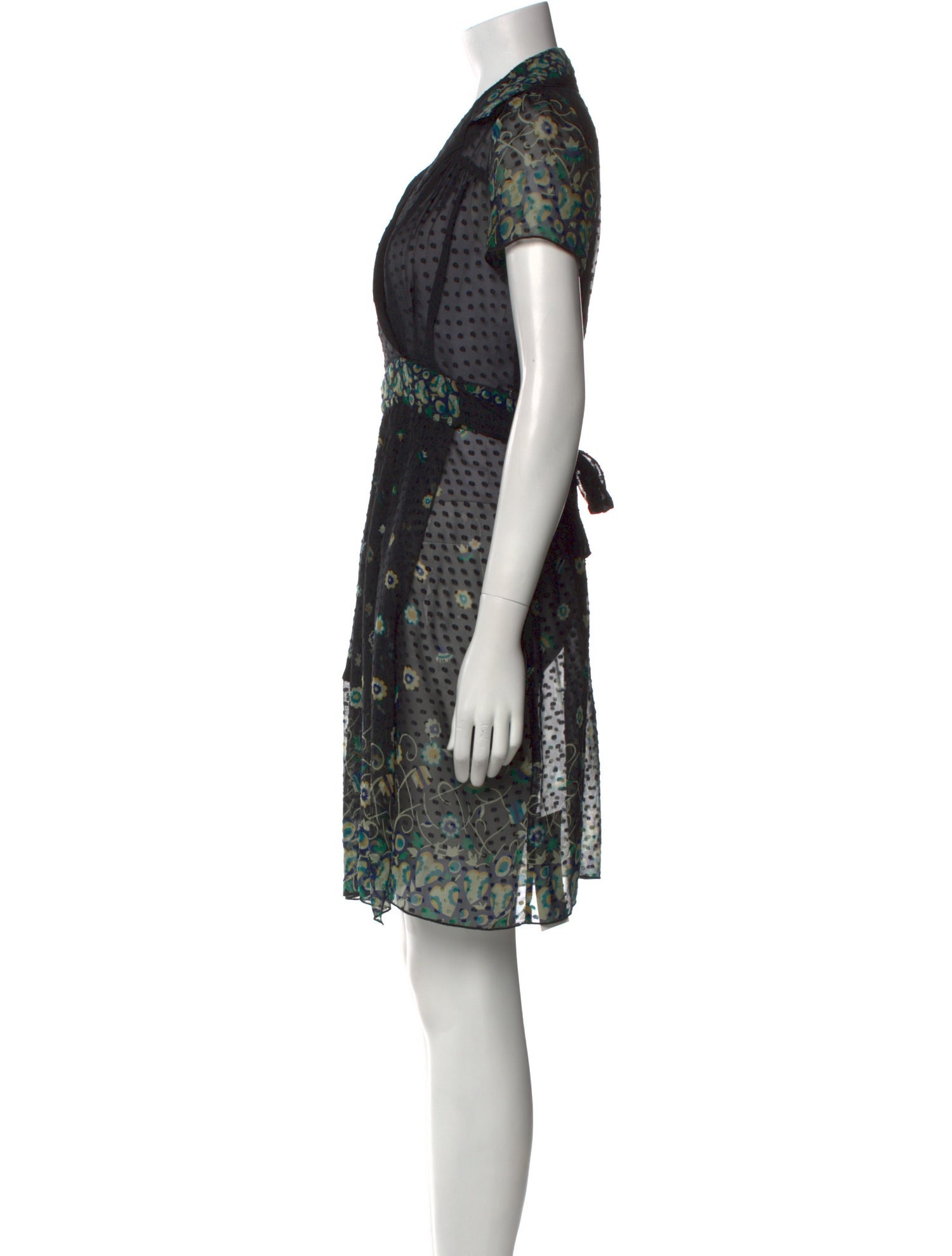 Anna Sui Silk Knee-Length Dress