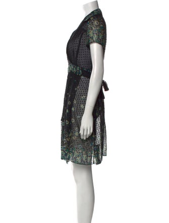 Anna Sui Silk Knee-Length Dress