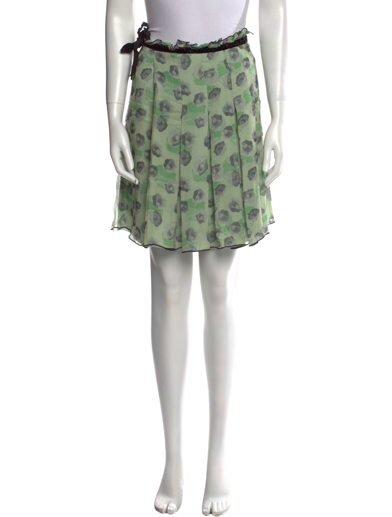 Anna Sui Silk Knee-Length Skirt