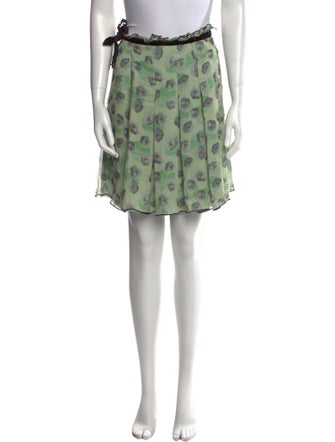 Anna Sui Silk Knee-Length Skirt