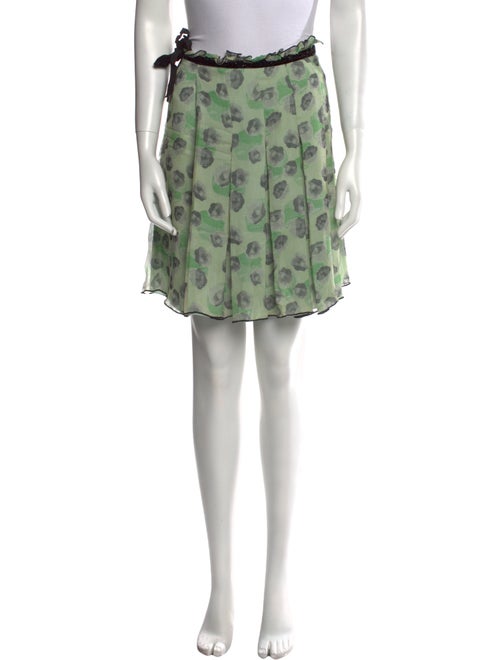 Anna Sui Silk Knee-Length Skirt