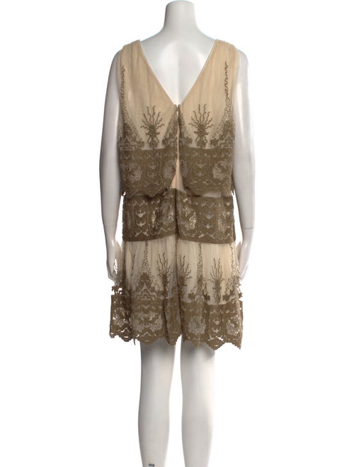 Anna Sui Printed Mini Dress