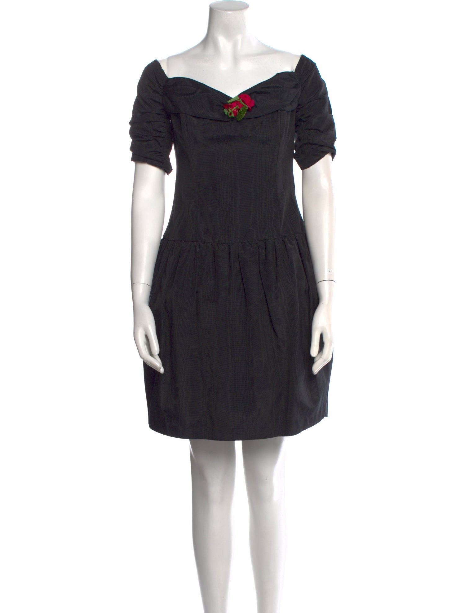 Anna Sui Off-The-Shoulder Mini Dress