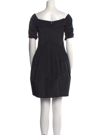 Anna Sui Off-The-Shoulder Mini Dress