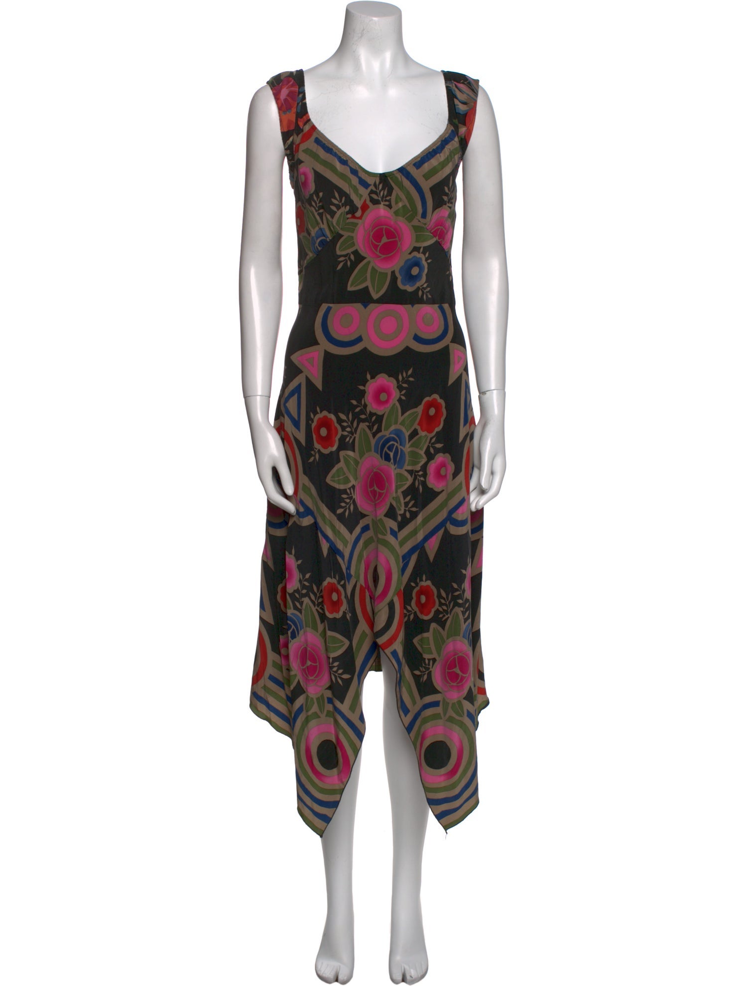 Anna Sui Silk Long Dress