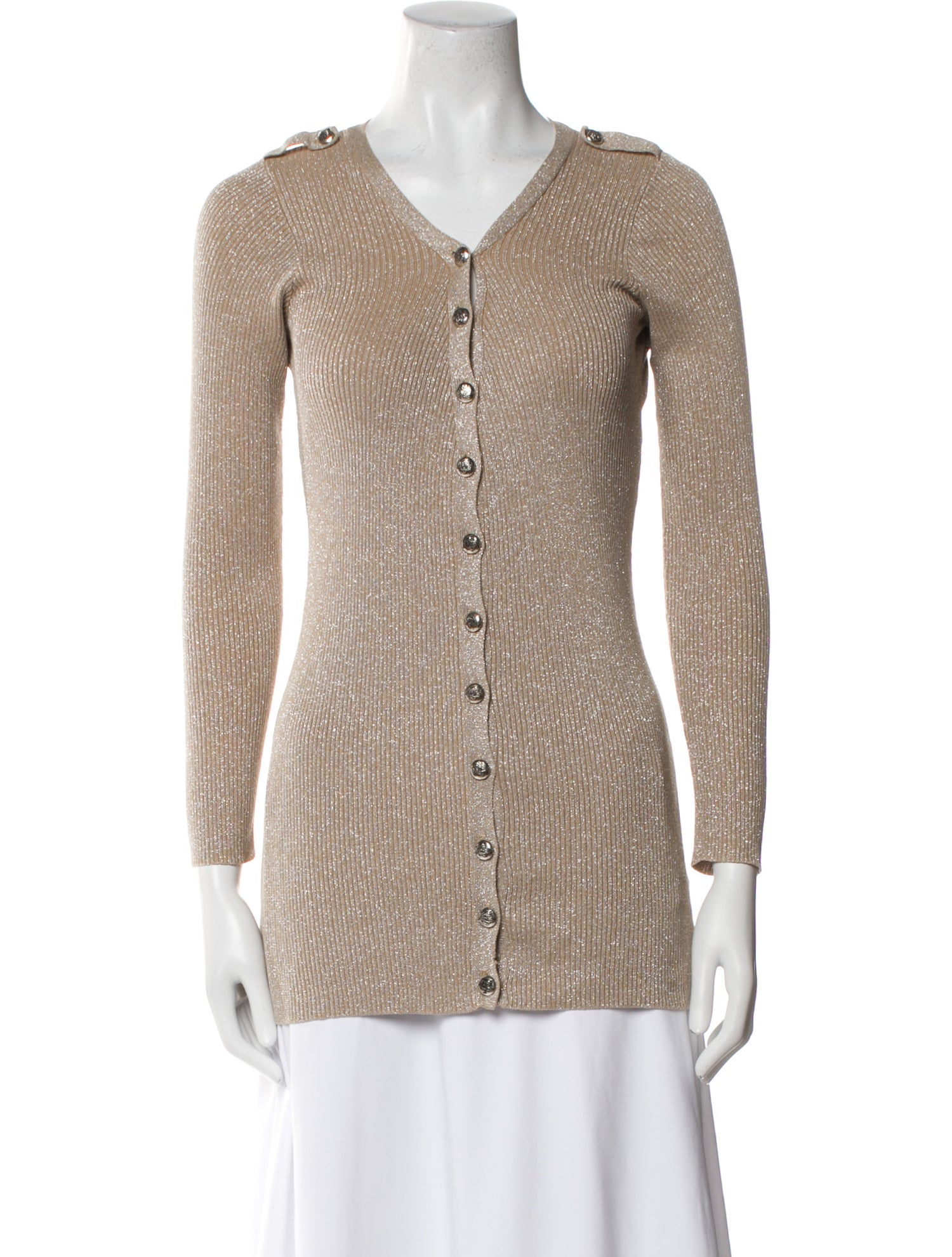 Anna Sui V-Neck Long Sleeve Top