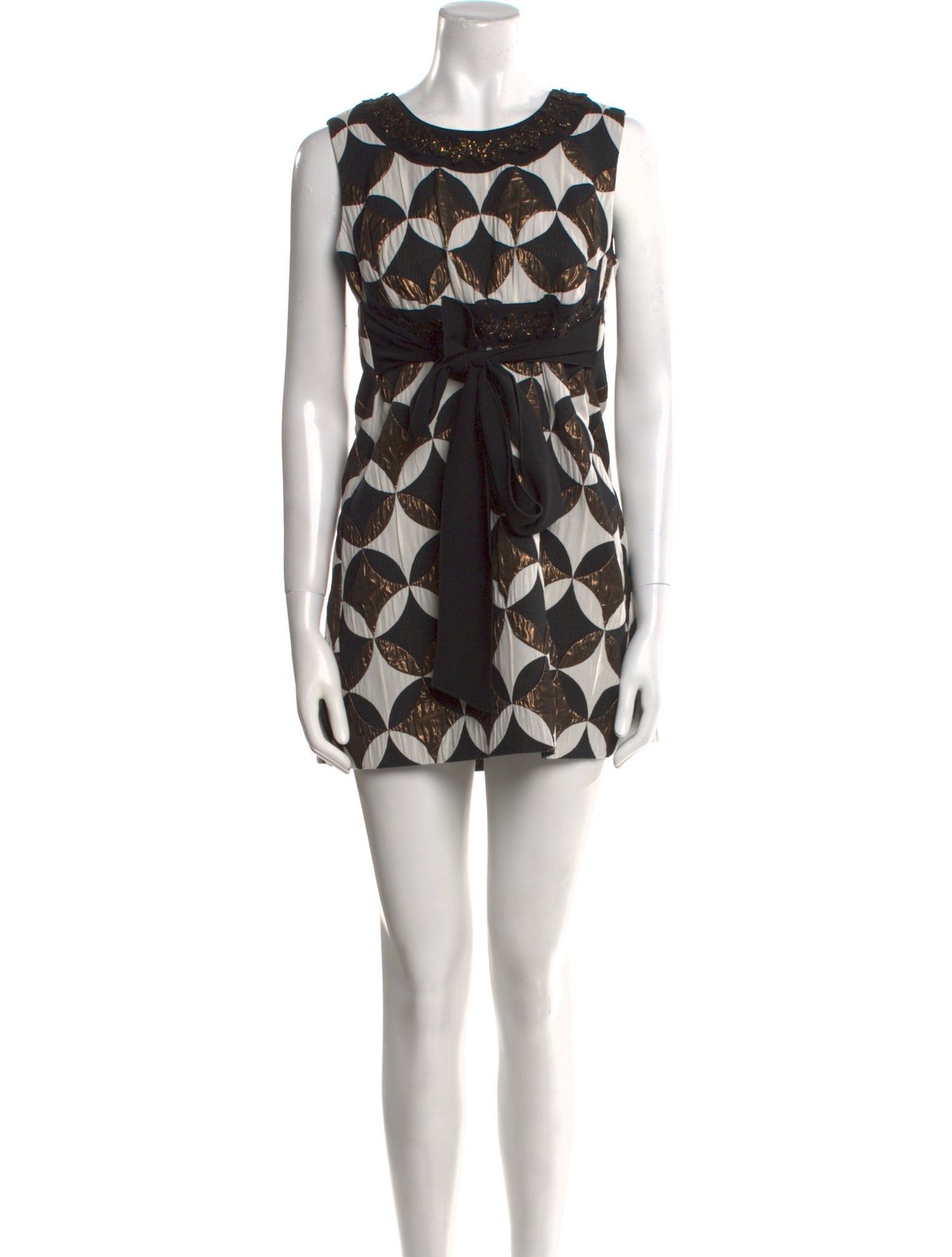 Anna Sui Printed Mini Dress