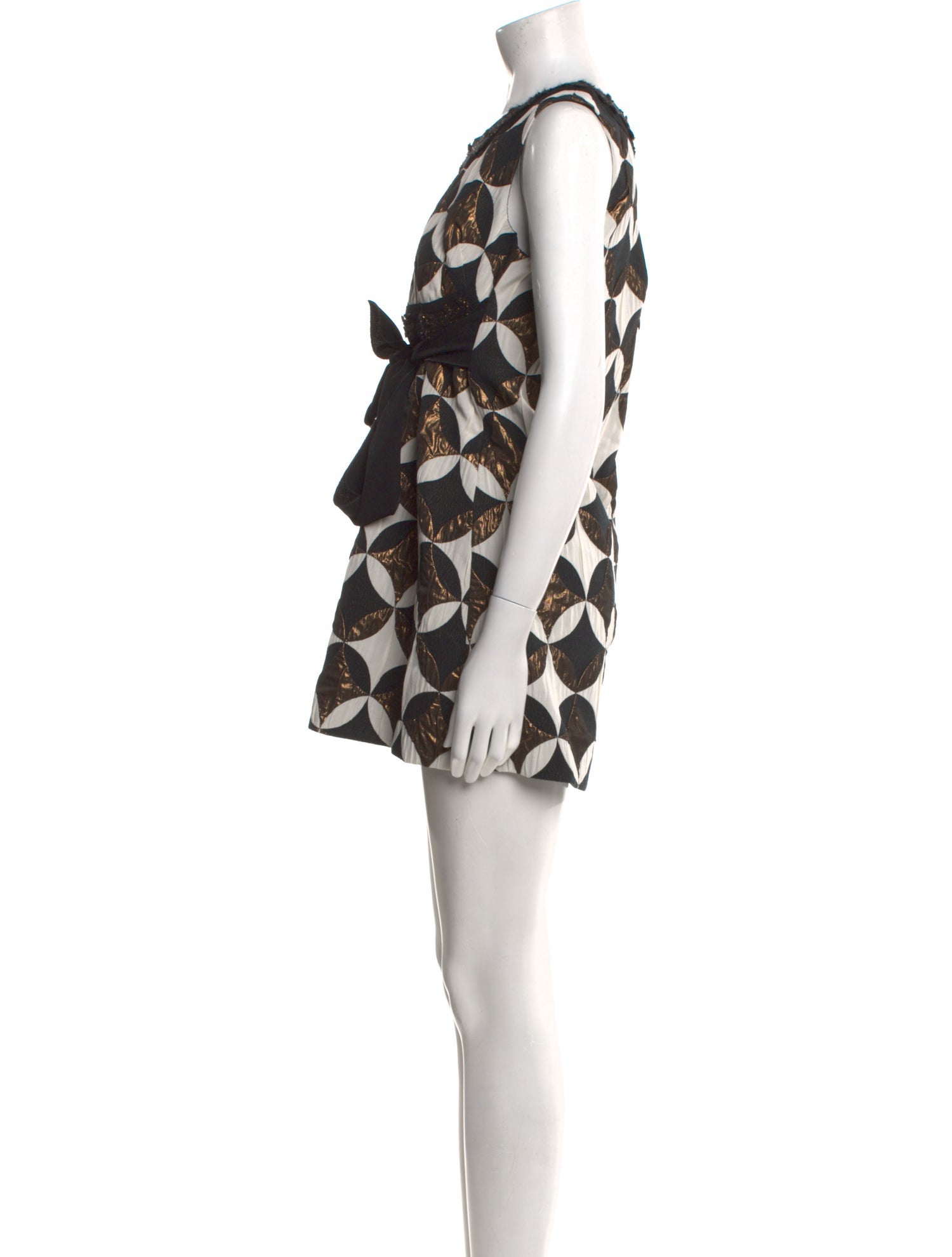Anna Sui Printed Mini Dress