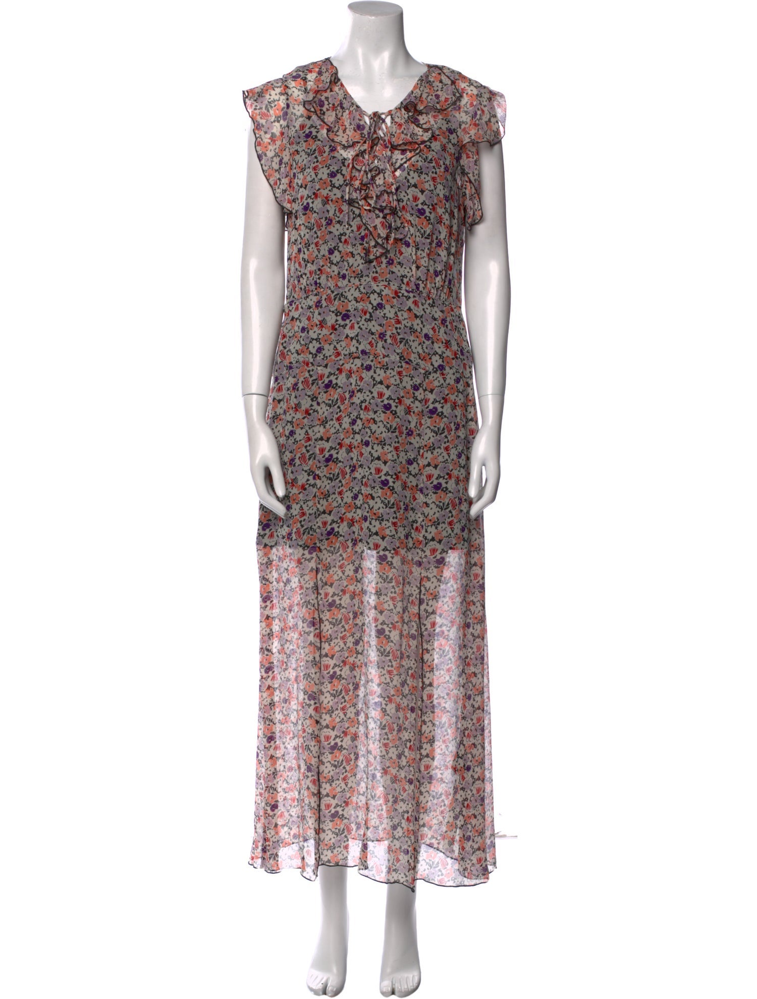 Anna Sui Silk Long Dress