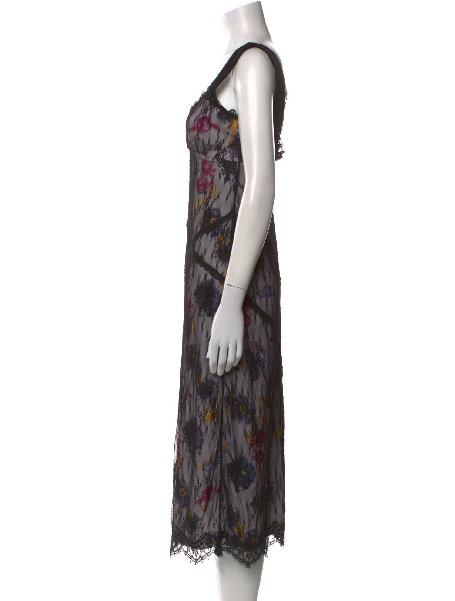 Anna Sui Printed Midi Length Dress