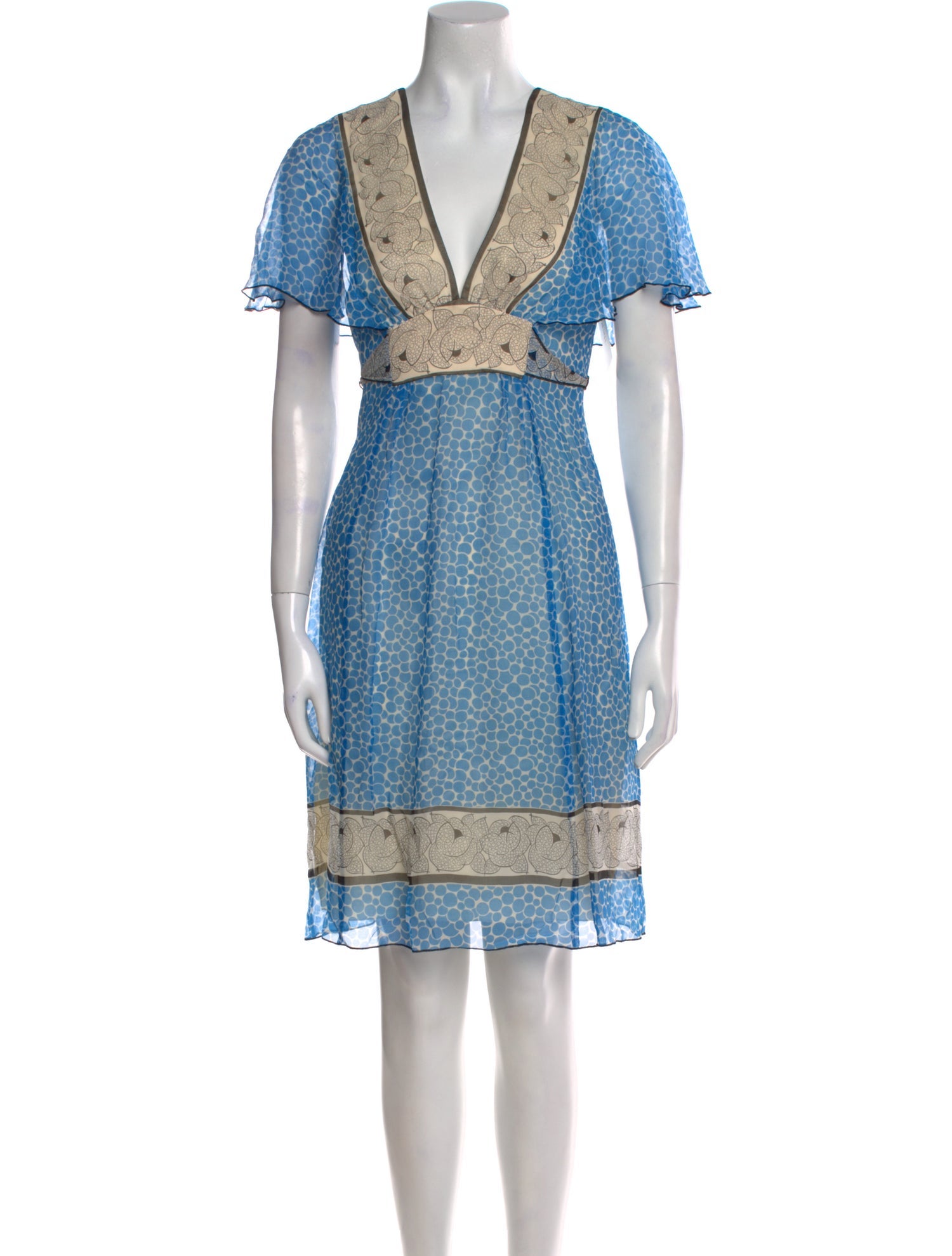 Anna Sui Silk Knee-Length Dress